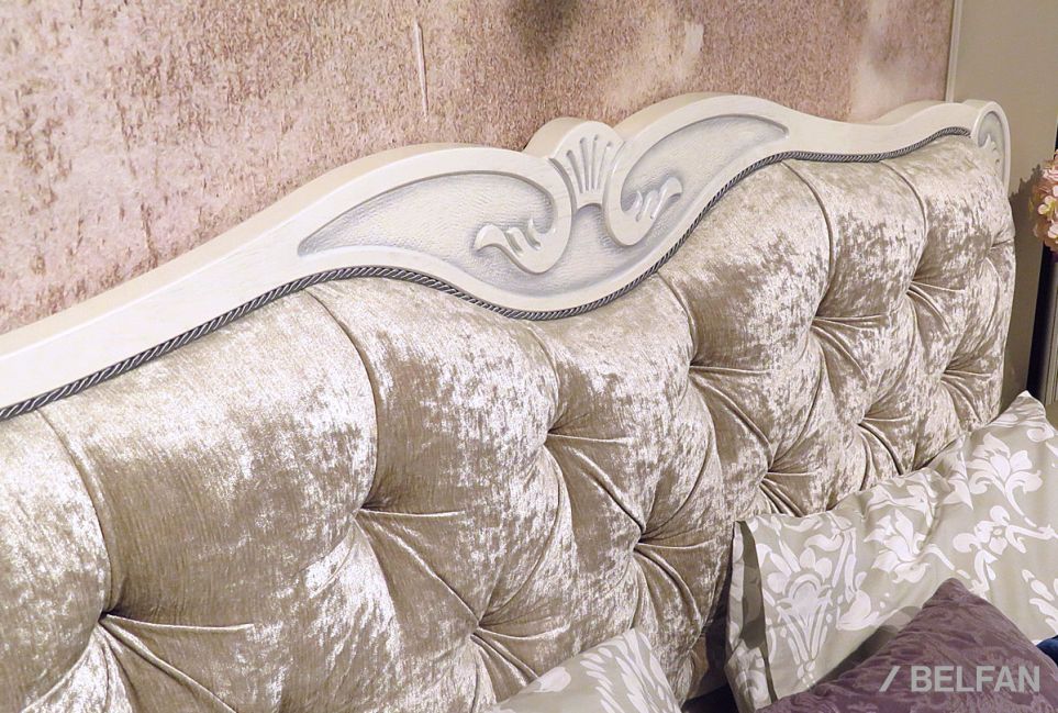 Кровать "Fleuron" (низкое изножье) массив и шпон дуба 3