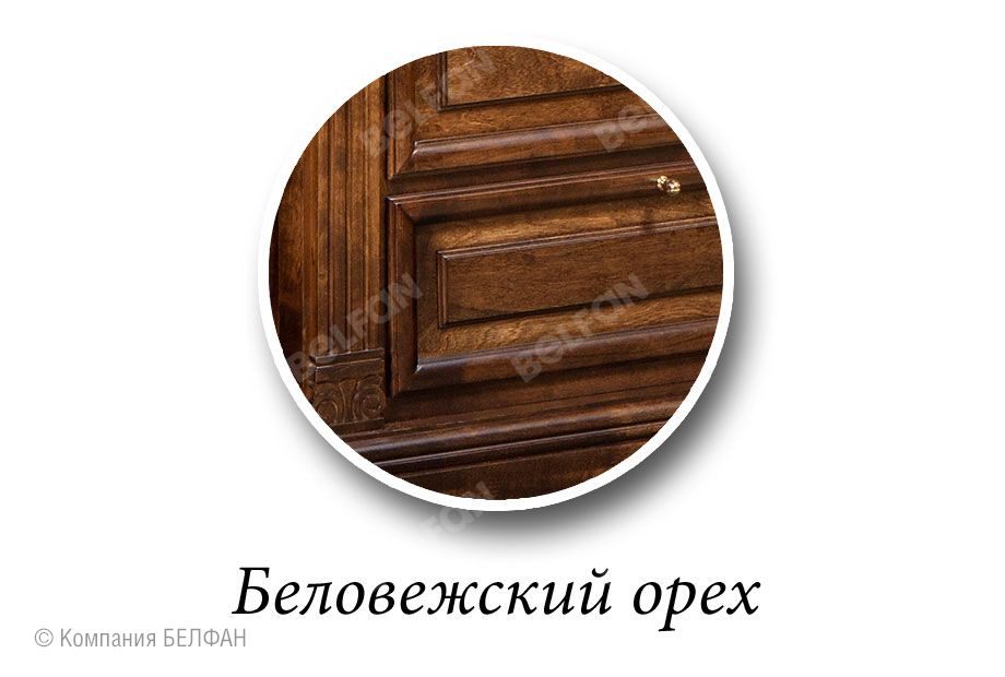 Панель декоративная под камин "Престиж" массив и шпон берёзы 1