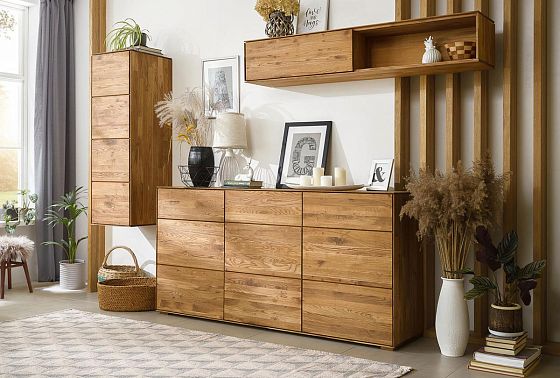 Тумба навесная "Гринвуд" 150 массив дуба 25