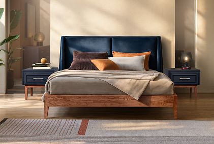 Кровать "Сакраменто" (мягкое изголовье)