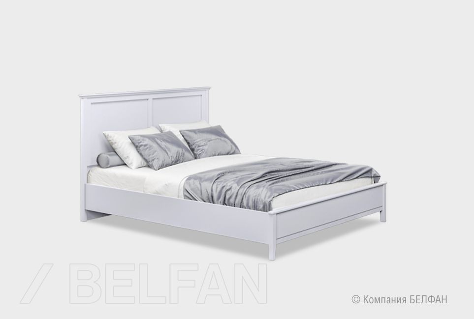 Кровать "Адель" массив ольхи, МДФ 1