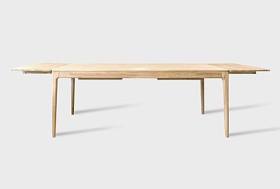 Стол обеденный "Соул" (раскладной); 1600x900; белёный дуб