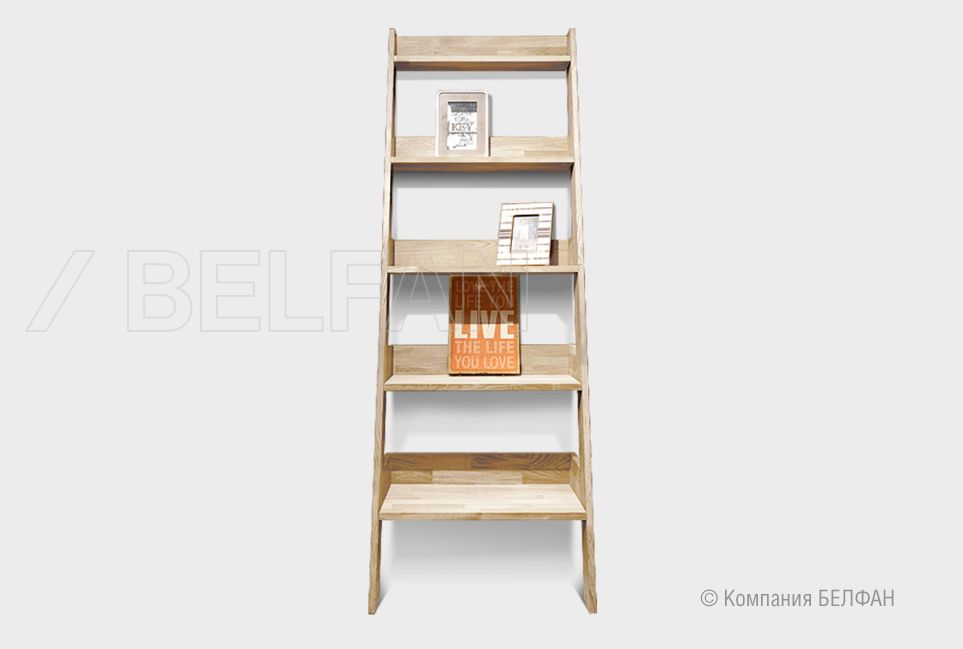 Стеллаж "Ирвинг" массив дуба 2