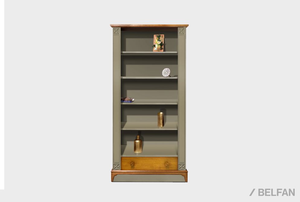 Стеллаж "Brianson" массив и шпон дуба, МДФ 2