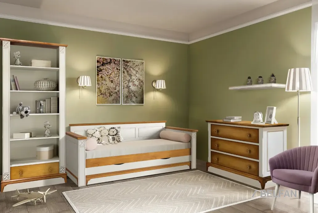 Спальня «Brianson» #7 жемчуг + дуб