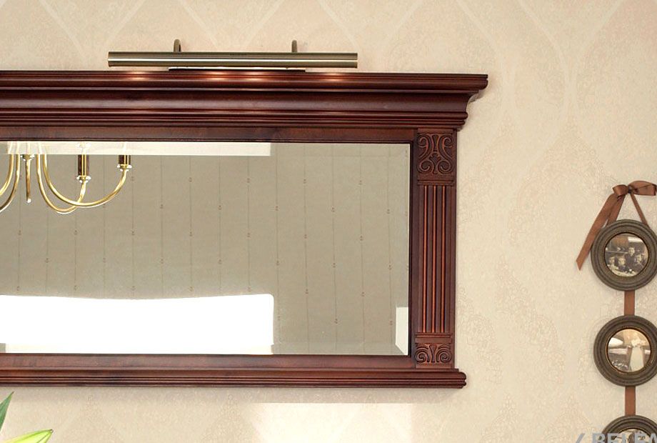 Зеркало "Престиж" массив и шпон берёзы 2