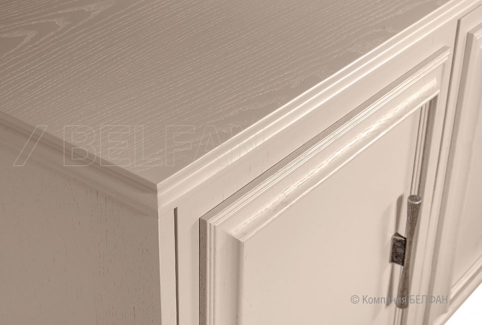 Тумба "Сакраменто" 4 массив и шпон дуба, МДФ 3