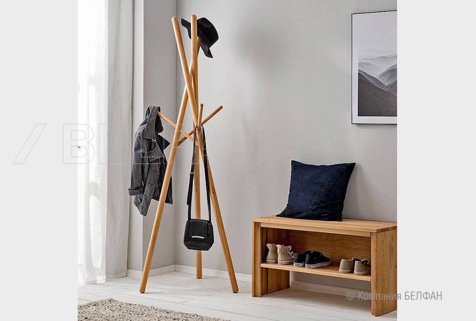 Вешалка напольная "Art Collection" массив дуба 3