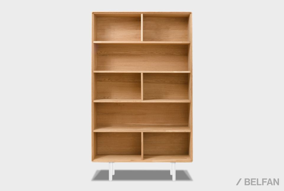 Стеллаж "Норман" 2 массив дуба, металл 2