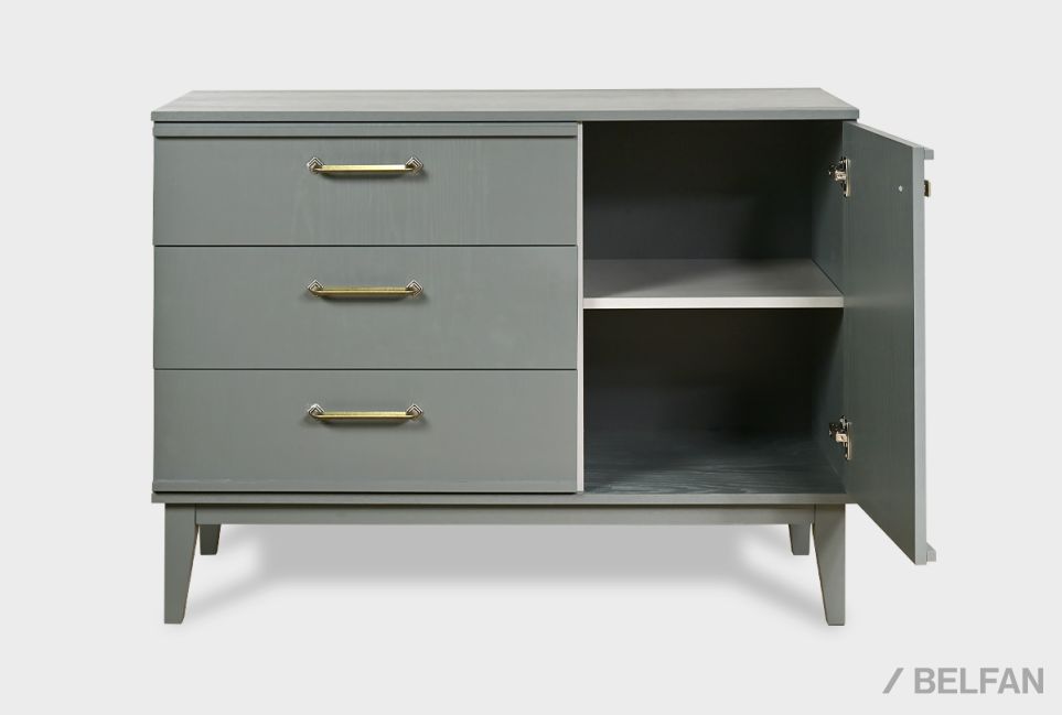 Комод "Chicago" (3 ящика) массив и шпон дуба 9