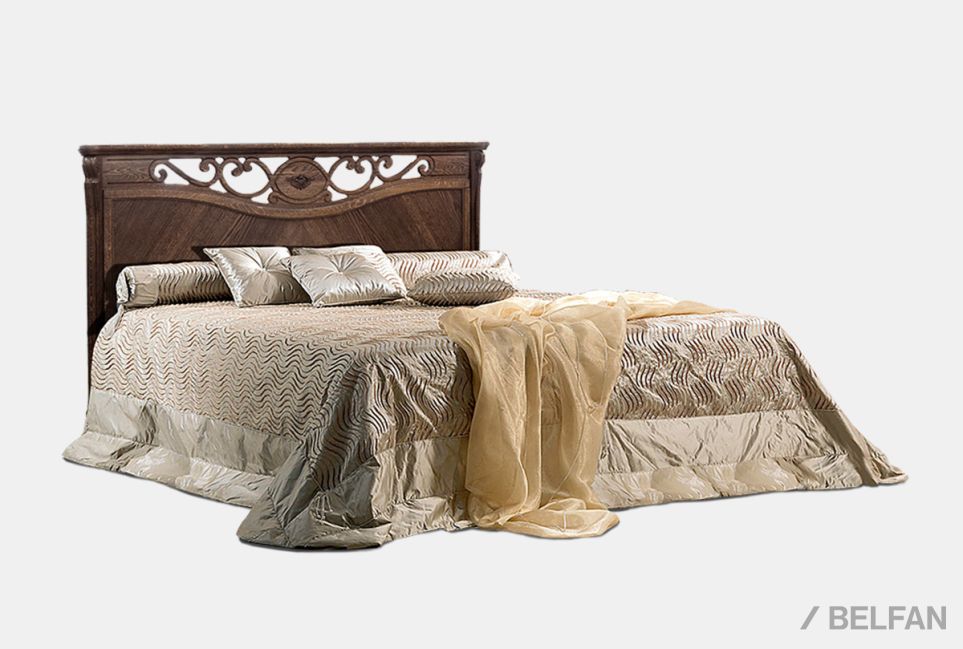 Кровать "Алези" (низкое изножье) массив и шпон дуба 1