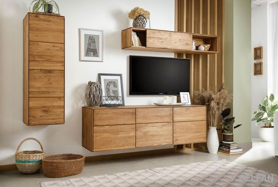 Шкаф навесной "Гринвуд" (правый) массив дуба 3