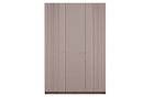 Шкаф для одежды 3-х дверный "Меридиан" (комбинированный); *А-017.302; к-шоколадный дуб, ф-нирвана