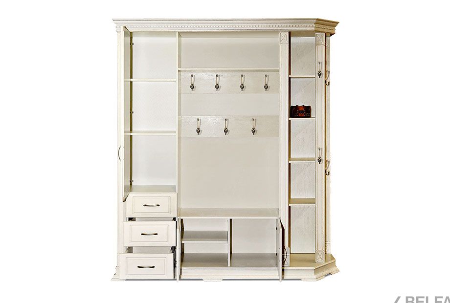 Шкаф комбинированный "Верди Люкс" 2 массив и шпон дуба 3