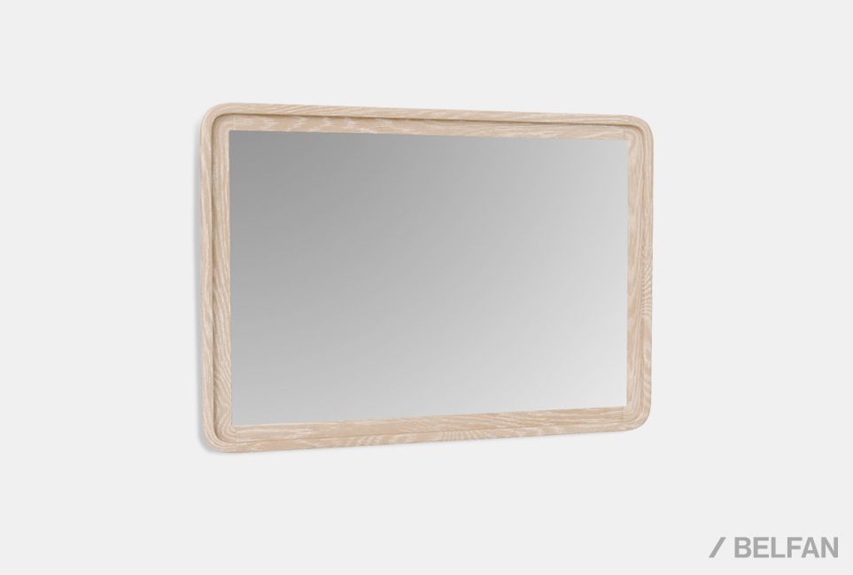 Зеркало "Алекса" массив и шпон дуба 1