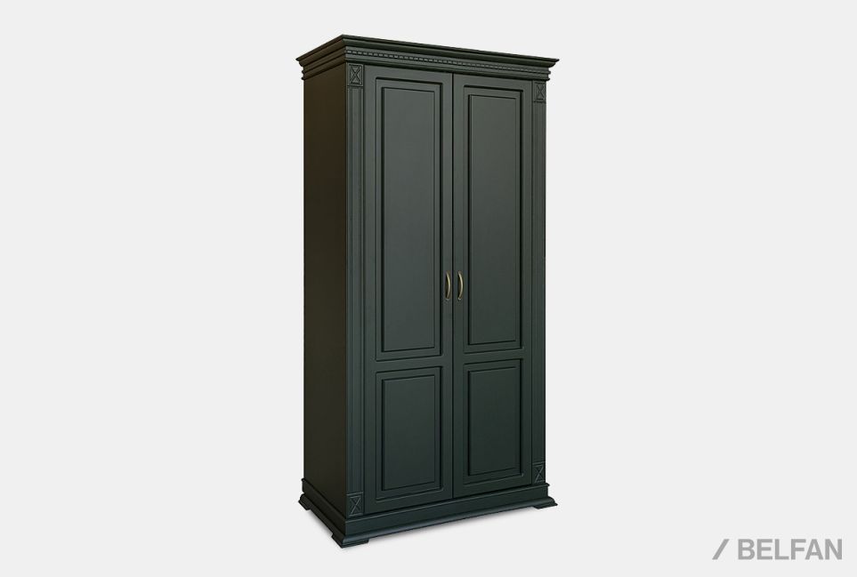 Шкаф для одежды 2-х дв. "Верди Люкс" массив и шпон дуба 2