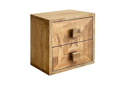 Модуль для стеллажей открытых "Cube Design" (с ящиками); 2 ящика; *КМ-009.202; бейц-масло