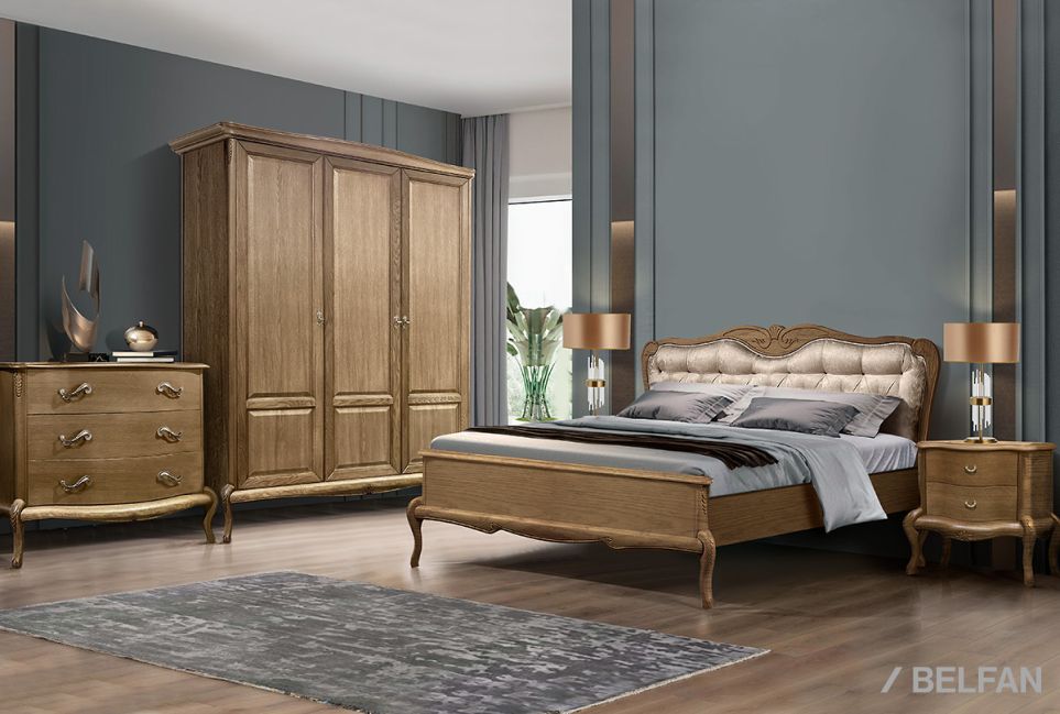 Тумба прикроватная "Fleuron" массив и шпон дуба 2