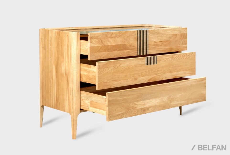 Комод "Bergamo" 3 массив дуба 7