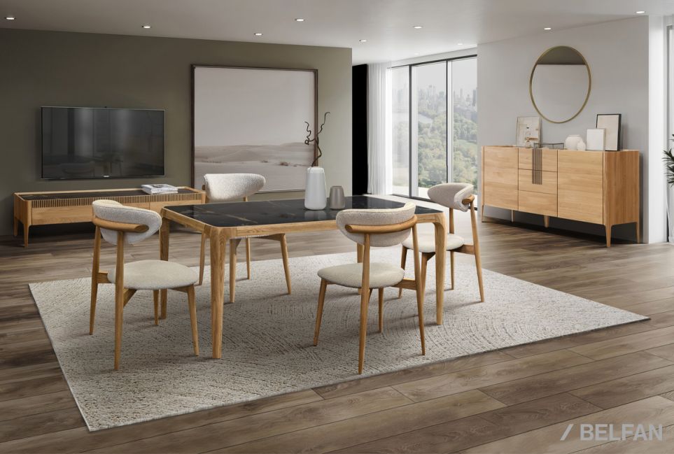 Тумба "Бергамо" 3 (с ящиками) массив дуба 5