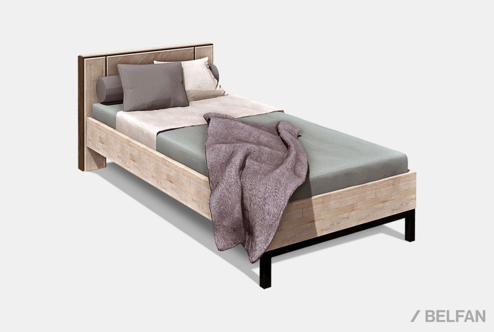 Кровать "Cube Design" массив дуба 1