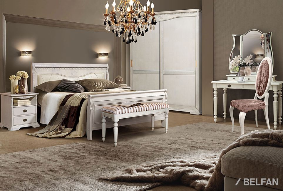 Кровать "Лика" (высокое изножье) массив и шпон дуба 3