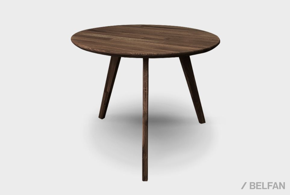 Стол журнальный "Art Collection" круглый 264 массив дуба 1