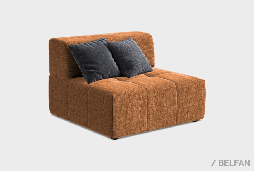 "Apollo" секция без подлокотников 1