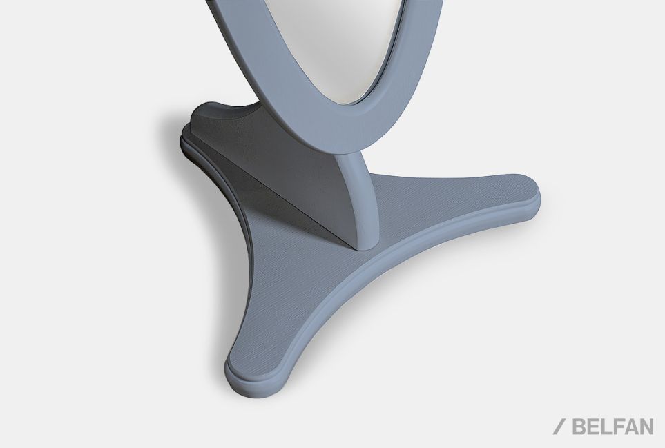 Зеркало напольное "Fleuron" массив и шпон дуба 2