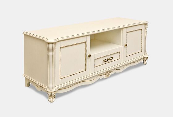 Тумба под ТВ "Алези 2" массив и шпон дуба 5