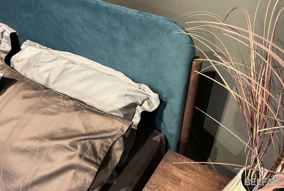 Кровать "Меридиан" (мягкое изголовье) массив дуба 4