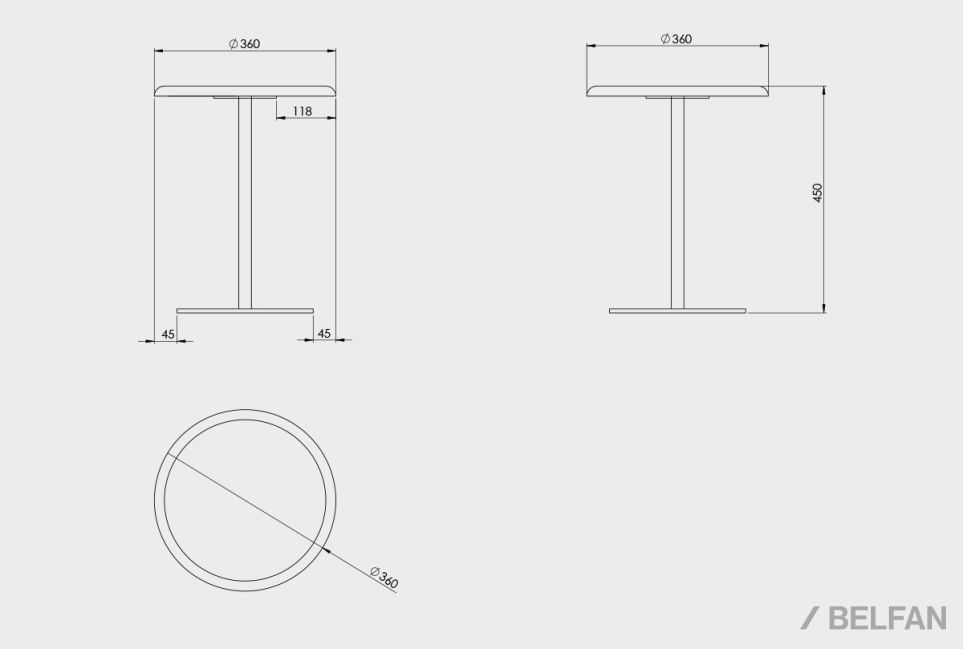 Стол журнальный "Меридиан" массив дуба, металл 4