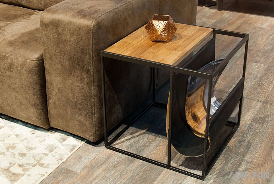 Стол журнальный "Art Collection" c газетницей массив дуба 4