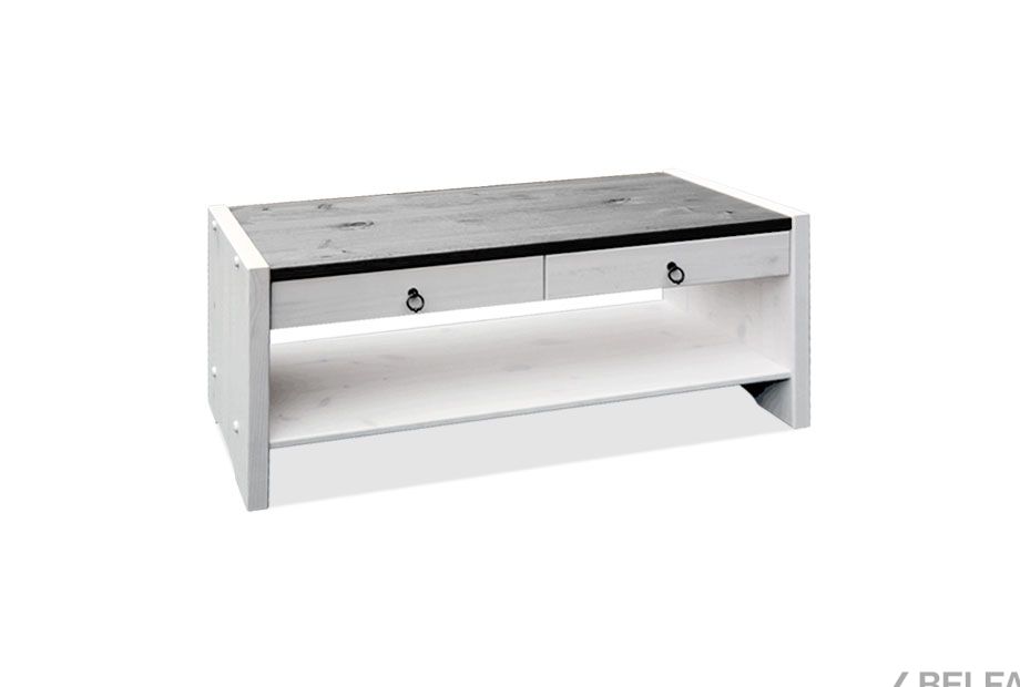 Скамья "Бостон-115" с ящиками массив сосны 1