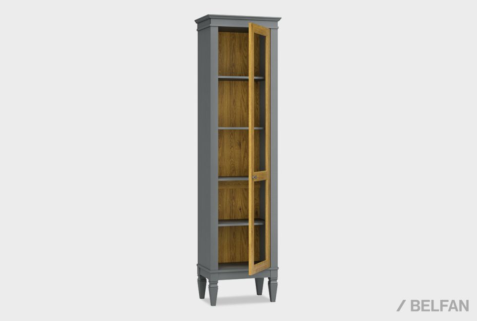 Витрина "Ольса-С" 100 (правый) массив сосны 3