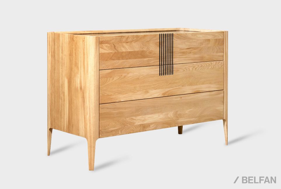 Комод "Бергамо" 3 массив дуба 1