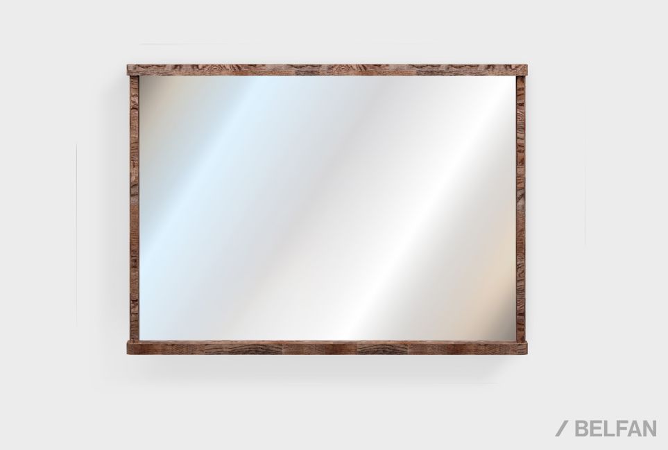 Зеркало настенное "Wallstreet" (прямоугольное) массив дуба 1