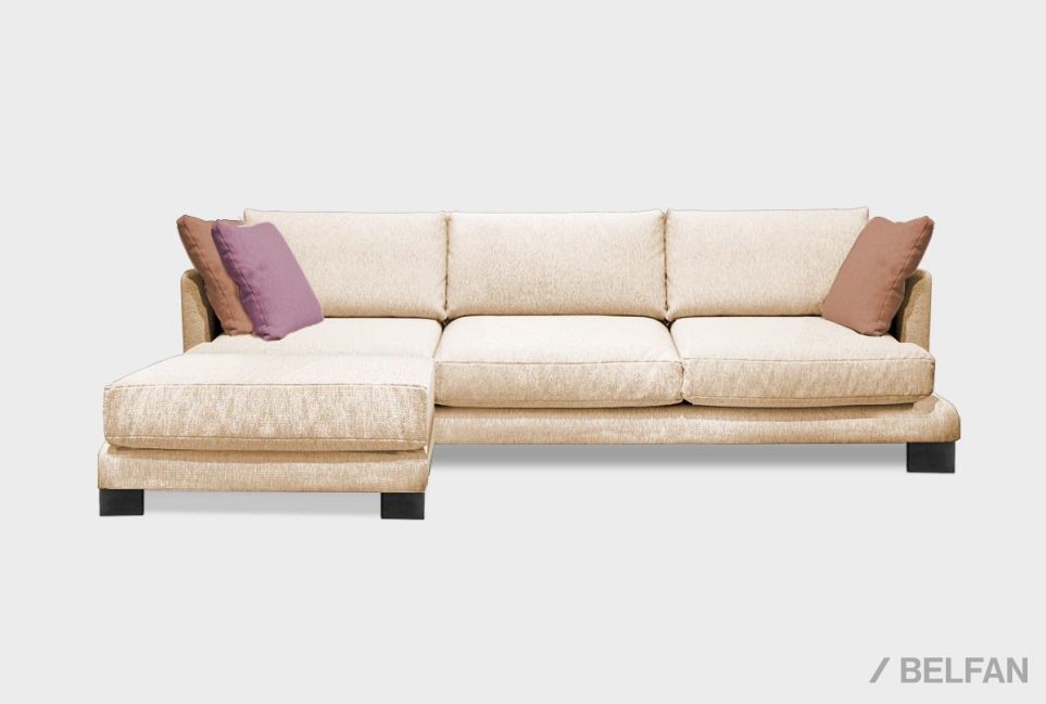 "Леформ" диван 3-х местный с пуфом 1