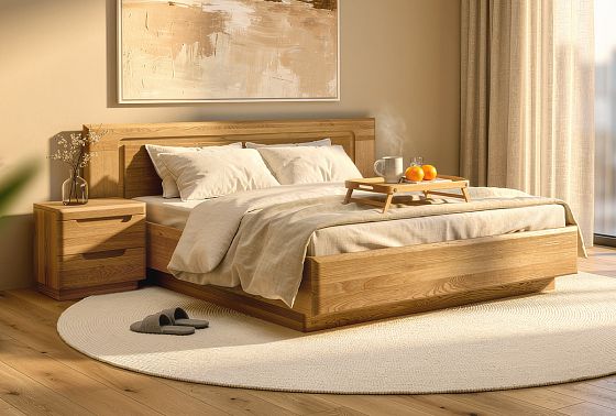 Кровать "Бремен" массив дуба 11