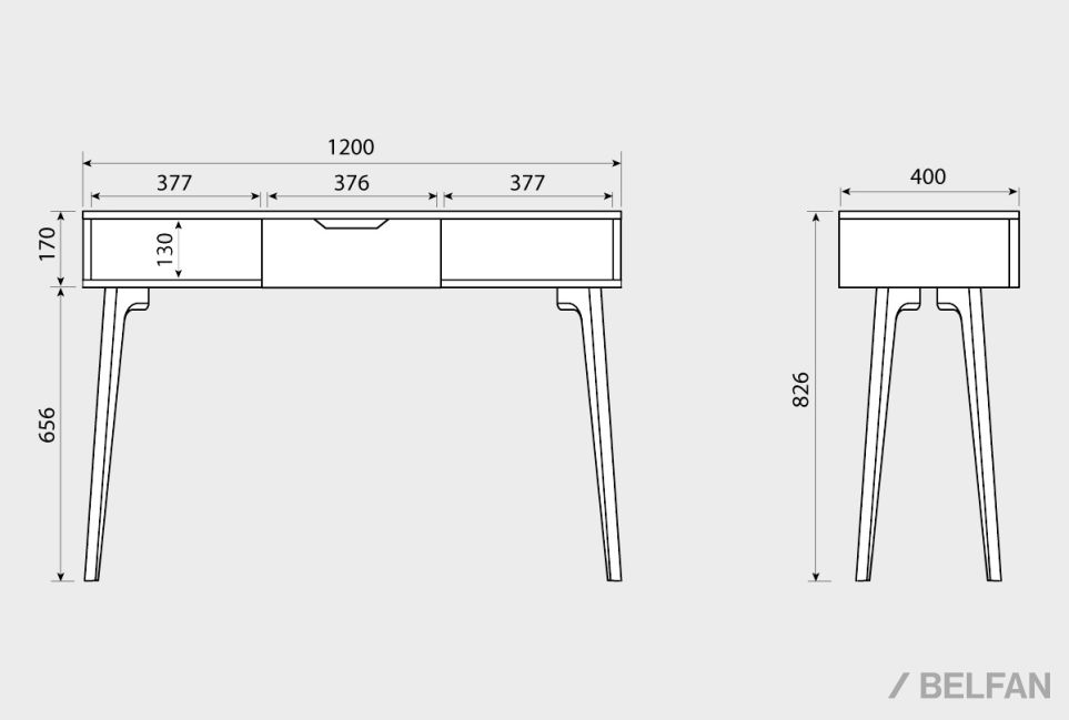 Консоль "Elva" (высокая) массив и шпон дуба 3