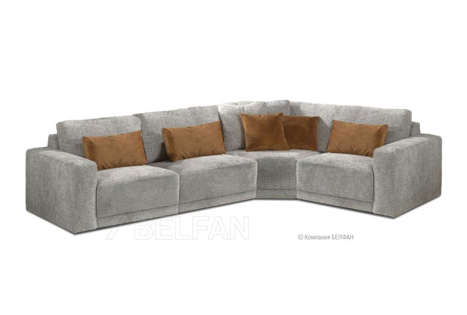 "Lucca" диван угловой; нераскл.; 1L10901R; правый; Loft 18+Vogue 08 (гр. 1/МТХ)