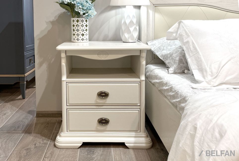 Тумба прикроватная "Лика" массив и шпон дуба 1