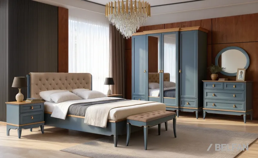 Спальня «Стюарт» #2. Цвет: марено, натуральный дуб Спальня «Стюарт» #2