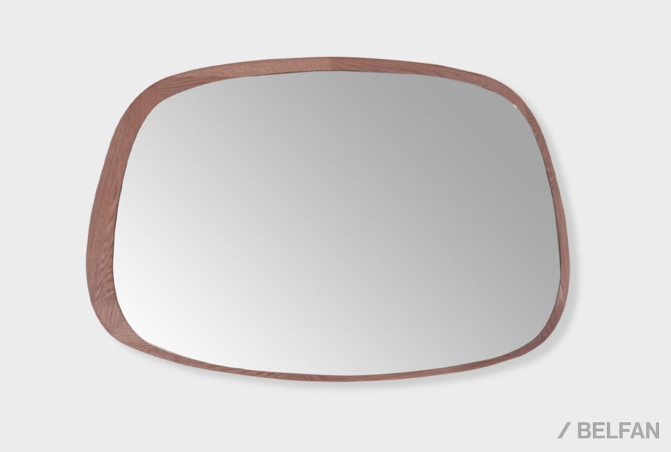 Зеркало настенное "Меридиан" массив дуба 1