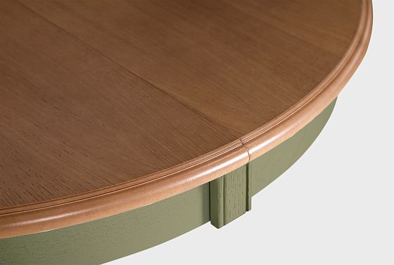 Стол обеденный "Оливия" (круглый) массив и шпон ольхи 8