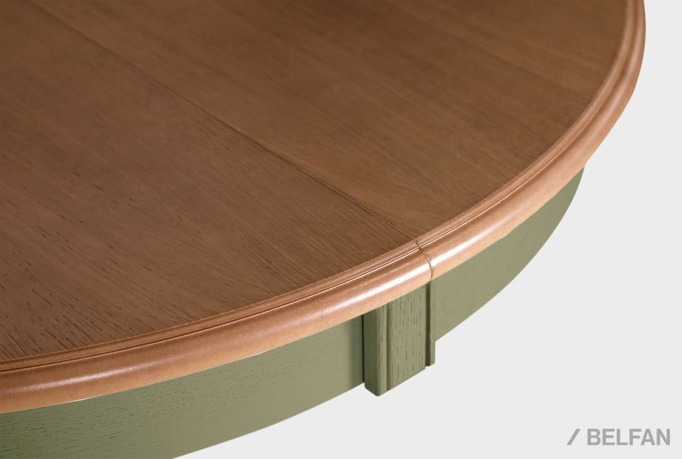 Стол обеденный "Оливия" (круглый) массив и шпон ольхи 3
