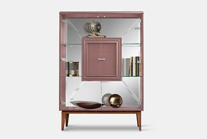 Тумба высокая "Сакраменто" (стекло)