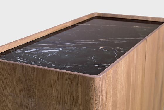 Тумба высокая "Бергамо" массив дуба 11