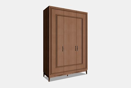 Шкаф 3-х дверный "Сакраменто" (с декором)