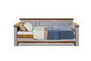 Кровать-диван под два матраса "Brianson"; с настилом, без матраса; (900х2000); муссон+дуб